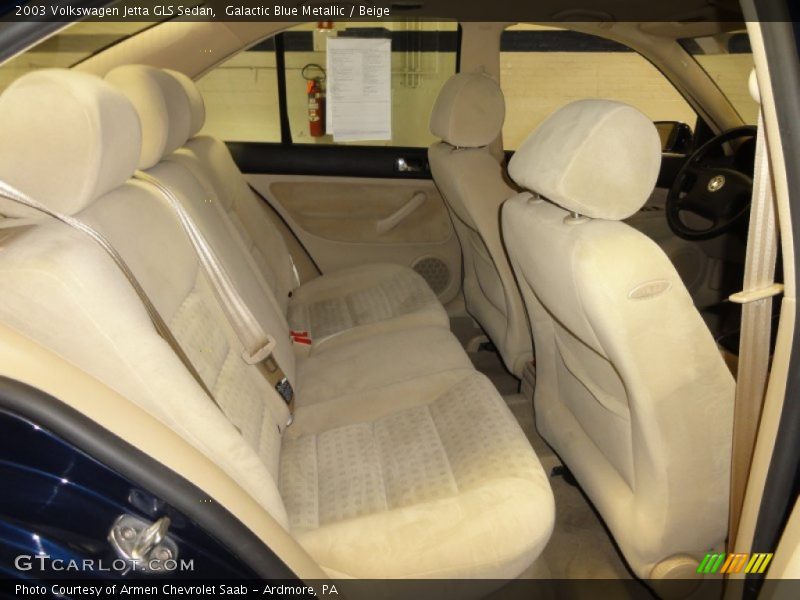 Galactic Blue Metallic / Beige 2003 Volkswagen Jetta GLS Sedan