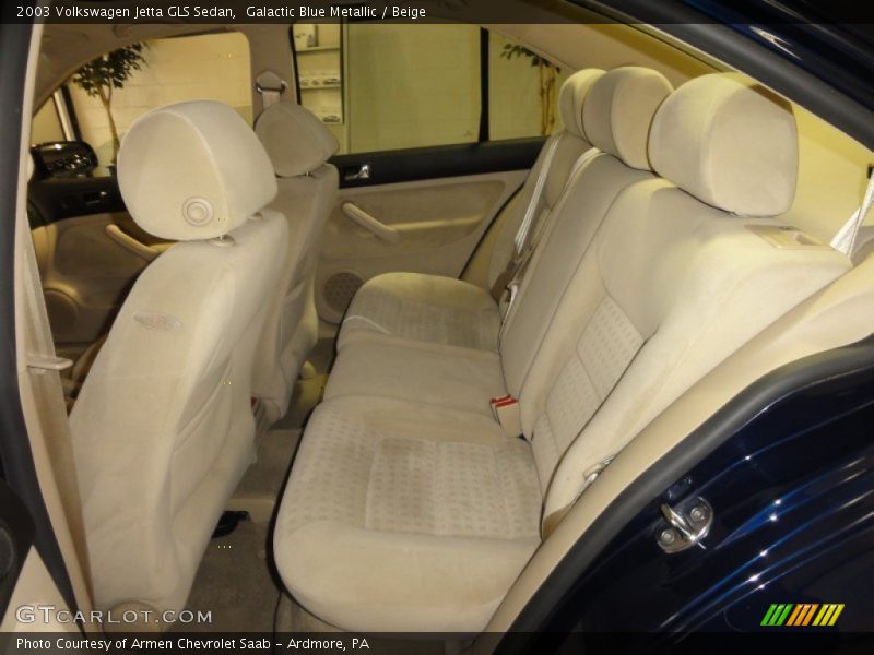 Galactic Blue Metallic / Beige 2003 Volkswagen Jetta GLS Sedan