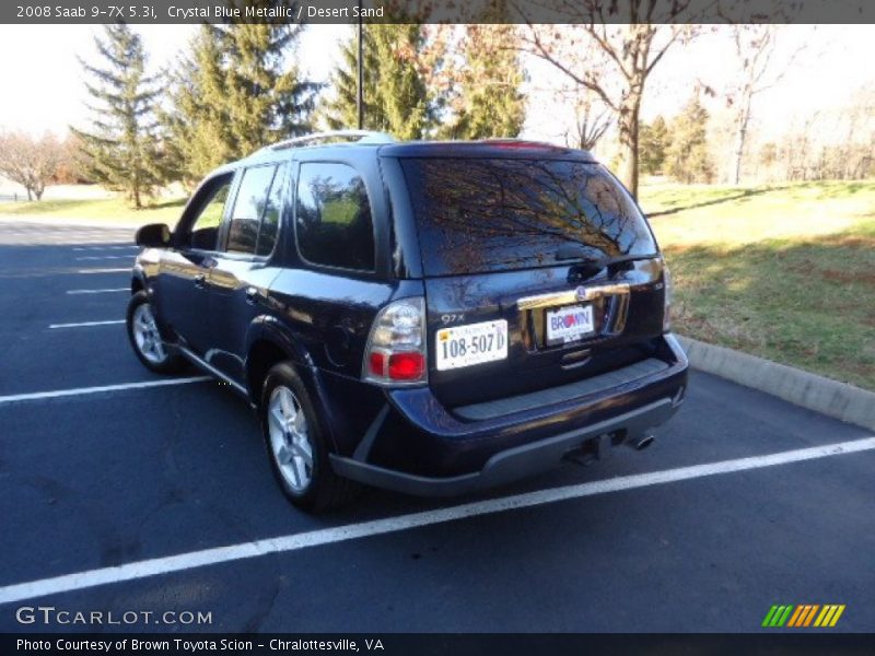 Crystal Blue Metallic / Desert Sand 2008 Saab 9-7X 5.3i