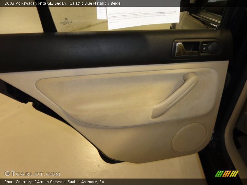 Galactic Blue Metallic / Beige 2003 Volkswagen Jetta GLS Sedan