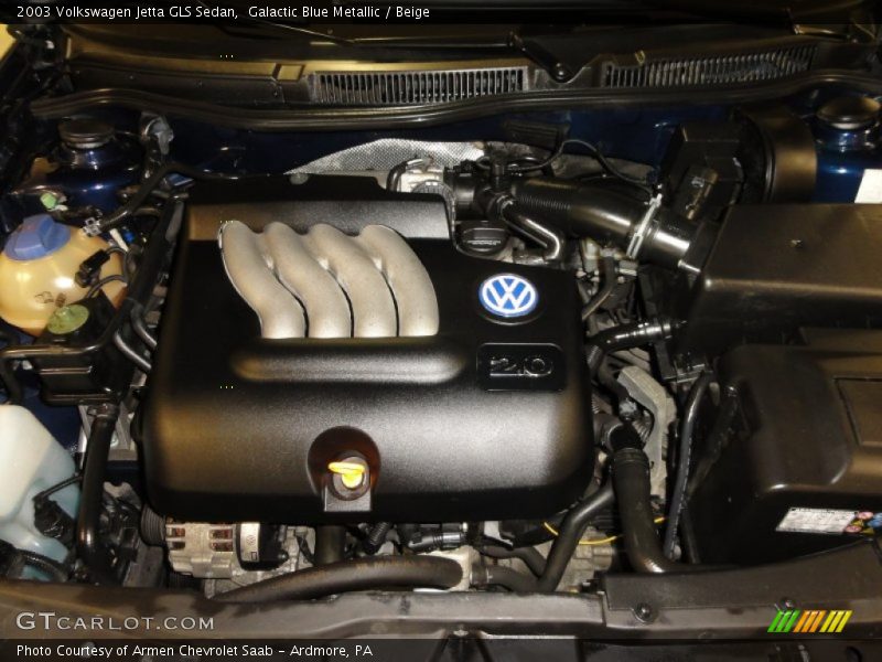 Galactic Blue Metallic / Beige 2003 Volkswagen Jetta GLS Sedan