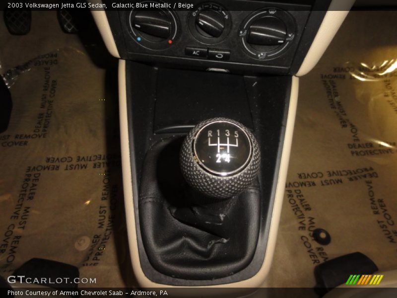 Galactic Blue Metallic / Beige 2003 Volkswagen Jetta GLS Sedan