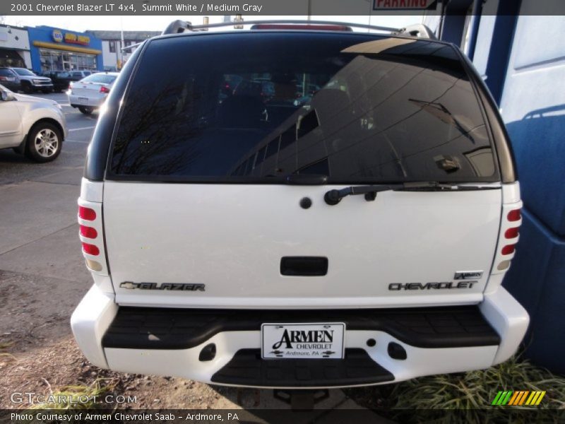 Summit White / Medium Gray 2001 Chevrolet Blazer LT 4x4
