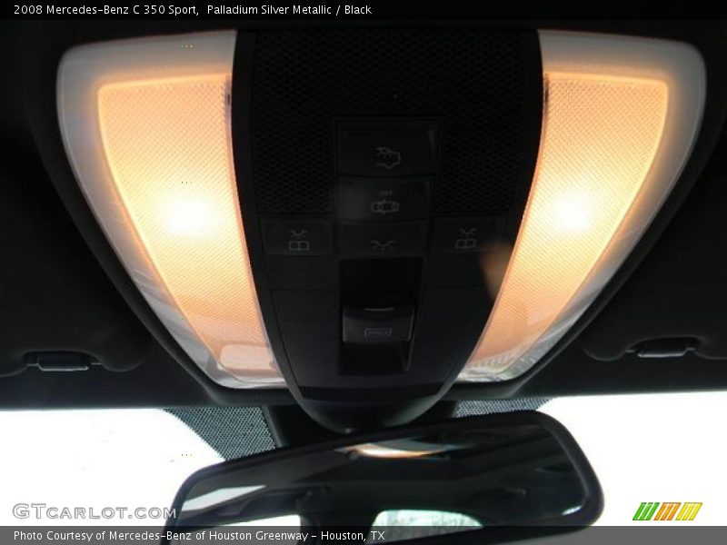 Palladium Silver Metallic / Black 2008 Mercedes-Benz C 350 Sport