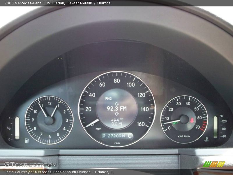 Pewter Metallic / Charcoal 2006 Mercedes-Benz E 350 Sedan