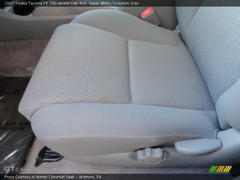 Super White / Graphite Gray 2007 Toyota Tacoma V6 TRD Access Cab 4x4