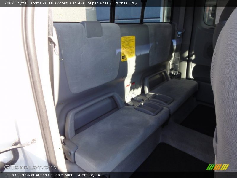Super White / Graphite Gray 2007 Toyota Tacoma V6 TRD Access Cab 4x4