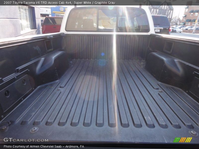 Super White / Graphite Gray 2007 Toyota Tacoma V6 TRD Access Cab 4x4