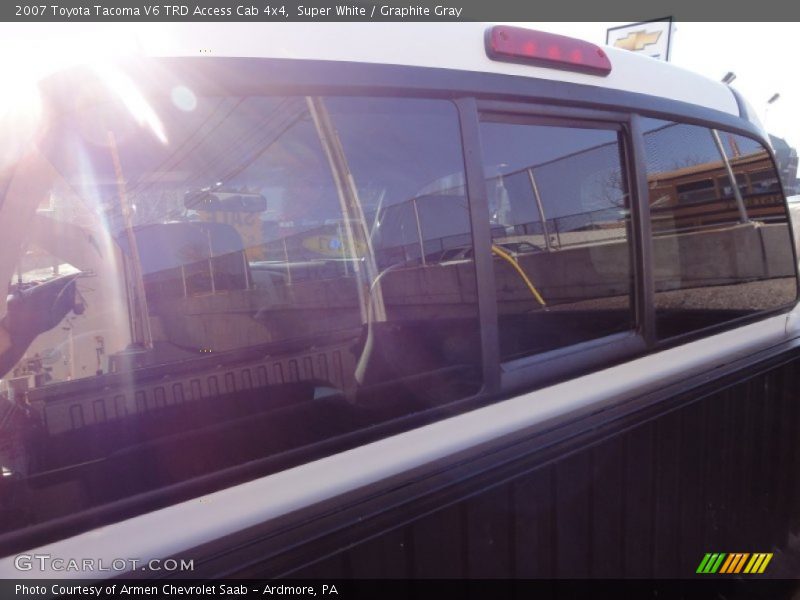 Super White / Graphite Gray 2007 Toyota Tacoma V6 TRD Access Cab 4x4