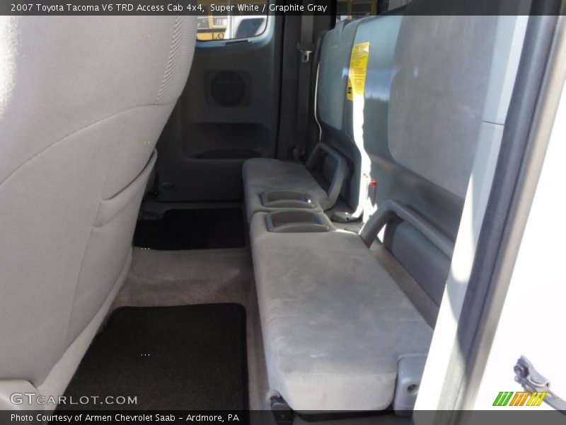 Super White / Graphite Gray 2007 Toyota Tacoma V6 TRD Access Cab 4x4