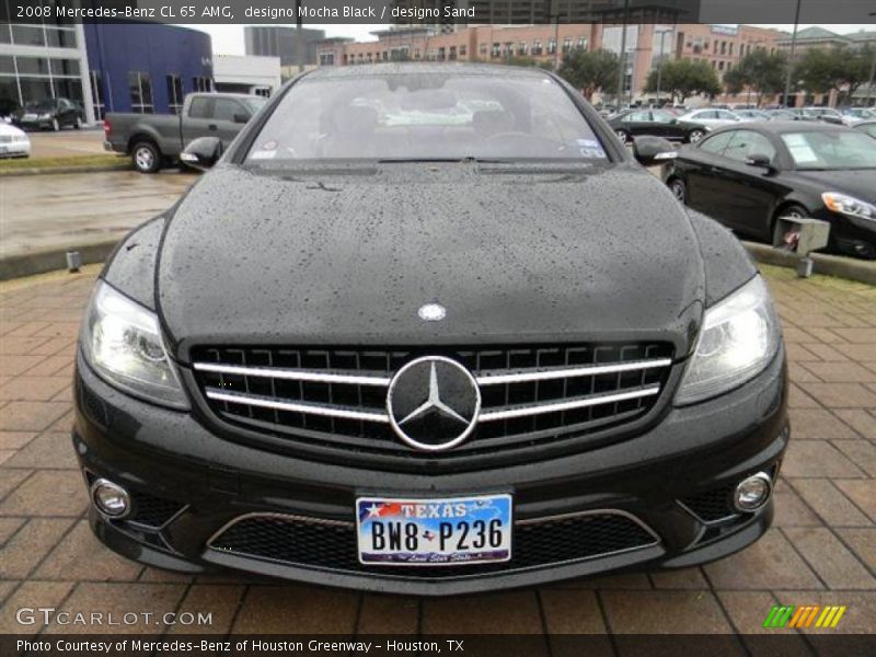 designo Mocha Black / designo Sand 2008 Mercedes-Benz CL 65 AMG