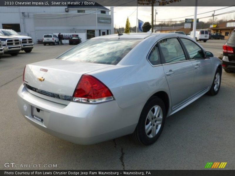 Silver Ice Metallic / Ebony 2010 Chevrolet Impala LS