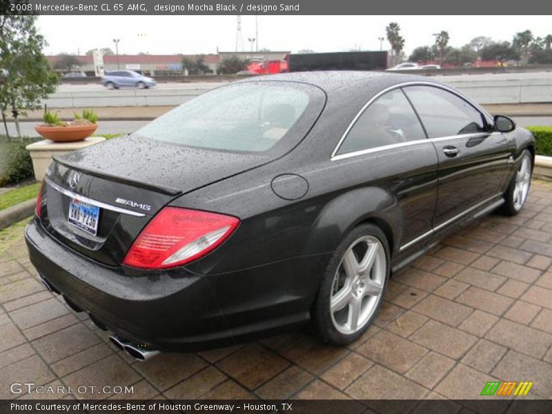 designo Mocha Black / designo Sand 2008 Mercedes-Benz CL 65 AMG