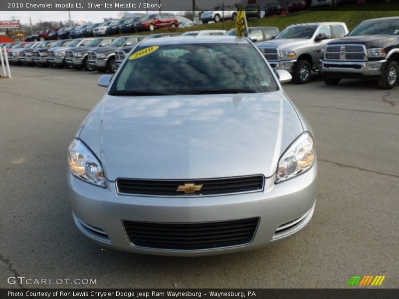 Silver Ice Metallic / Ebony 2010 Chevrolet Impala LS