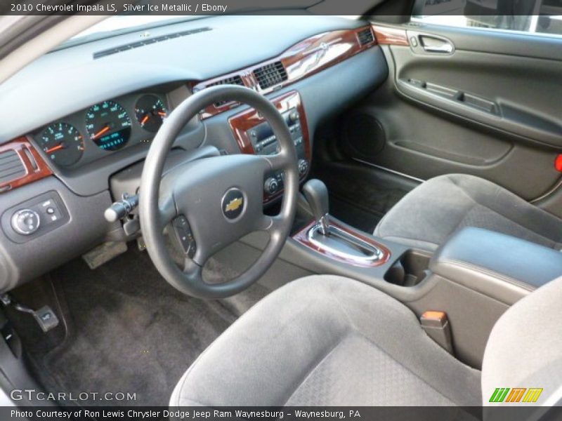 Silver Ice Metallic / Ebony 2010 Chevrolet Impala LS