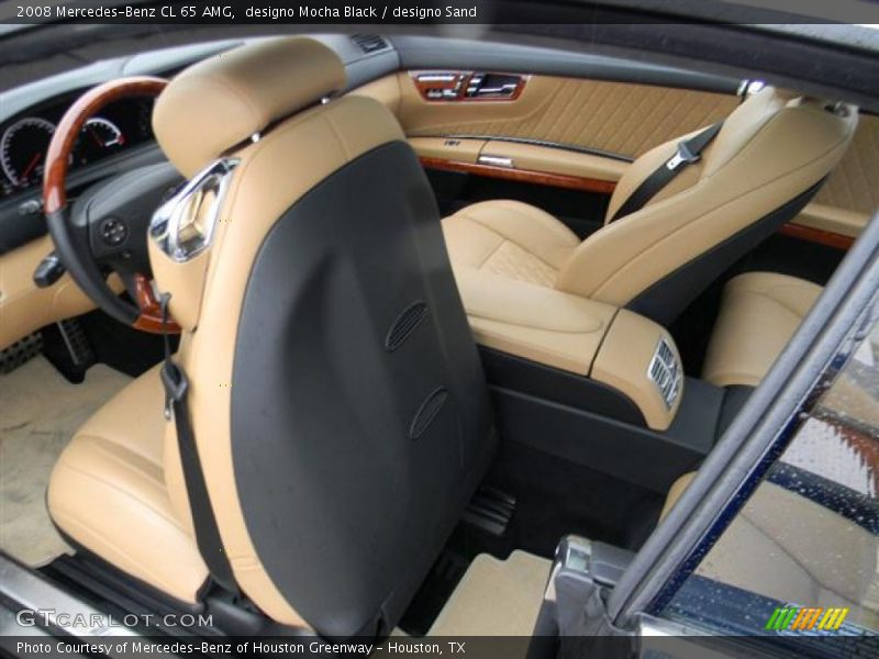  2008 CL 65 AMG designo Sand Interior