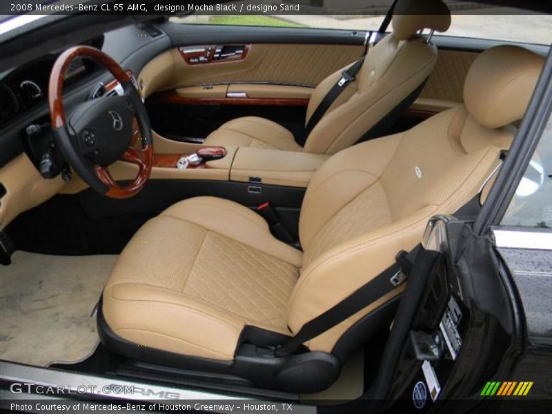 Front Seat of 2008 CL 65 AMG