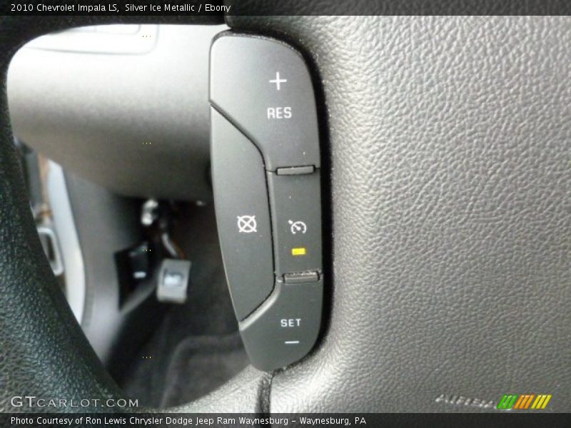 Silver Ice Metallic / Ebony 2010 Chevrolet Impala LS