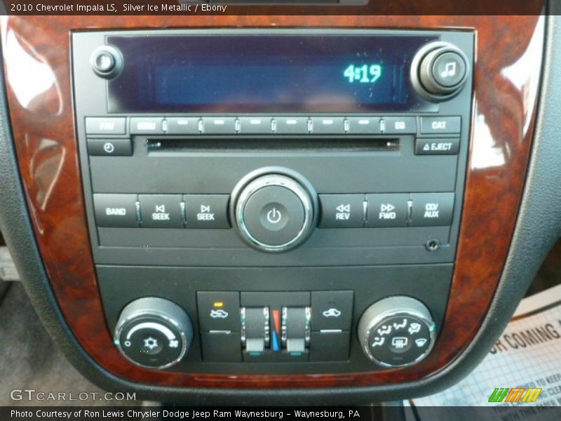 Silver Ice Metallic / Ebony 2010 Chevrolet Impala LS