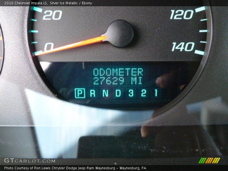 Silver Ice Metallic / Ebony 2010 Chevrolet Impala LS