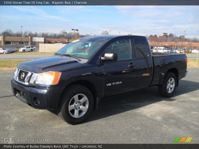 Majestic Blue / Charcoal 2009 Nissan Titan XE King Cab