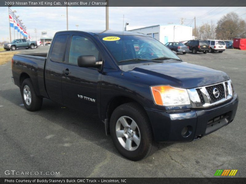 Majestic Blue / Charcoal 2009 Nissan Titan XE King Cab