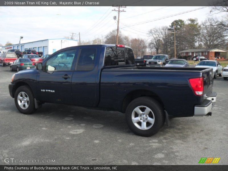Majestic Blue / Charcoal 2009 Nissan Titan XE King Cab