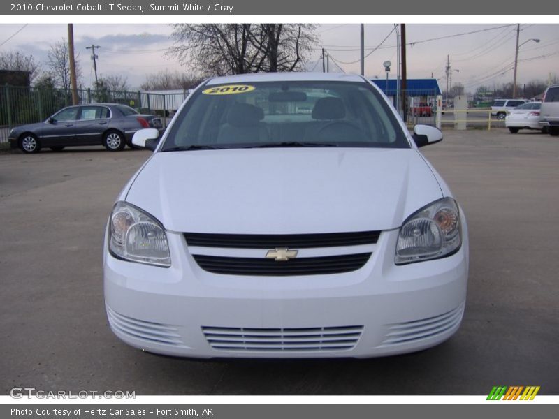 Summit White / Gray 2010 Chevrolet Cobalt LT Sedan