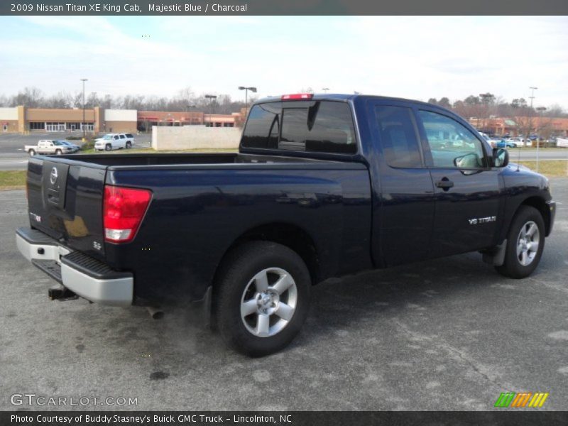 Majestic Blue / Charcoal 2009 Nissan Titan XE King Cab