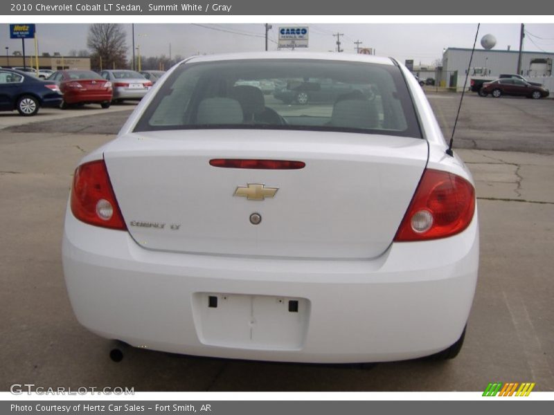 Summit White / Gray 2010 Chevrolet Cobalt LT Sedan