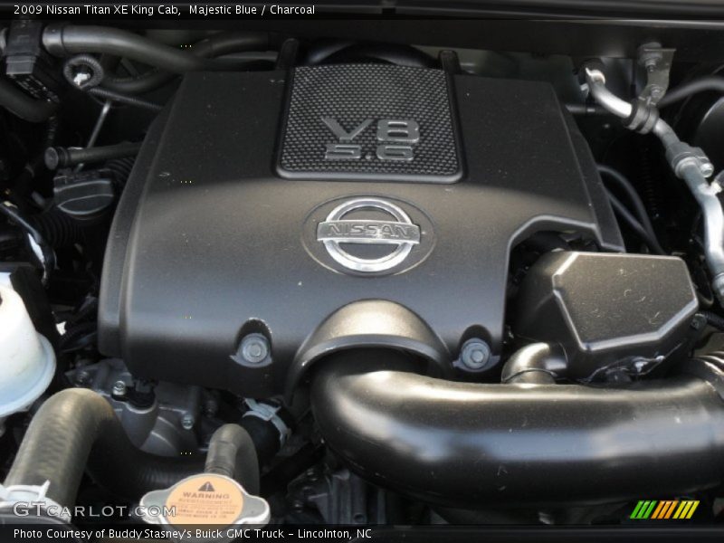 Majestic Blue / Charcoal 2009 Nissan Titan XE King Cab