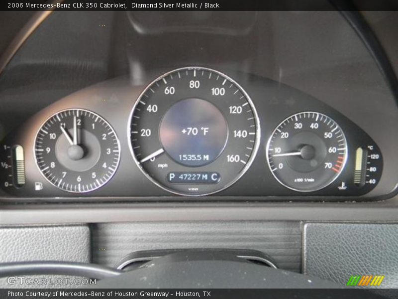  2006 CLK 350 Cabriolet 350 Cabriolet Gauges