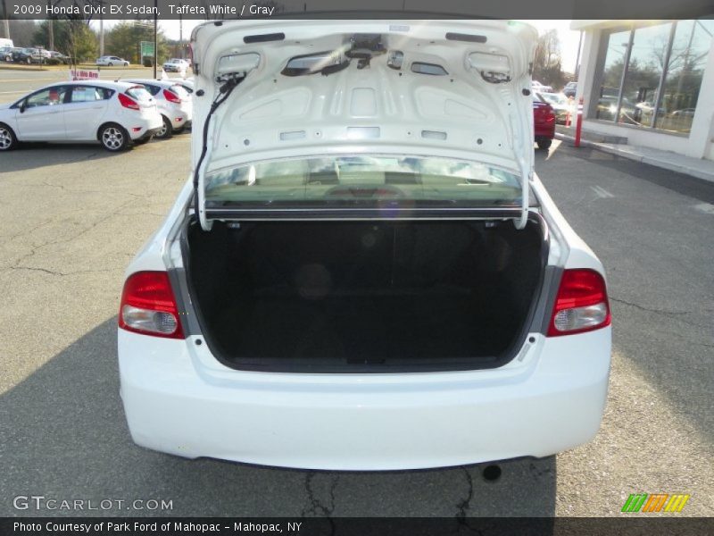 Taffeta White / Gray 2009 Honda Civic EX Sedan