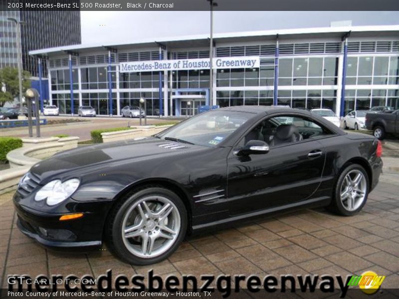 Black / Charcoal 2003 Mercedes-Benz SL 500 Roadster