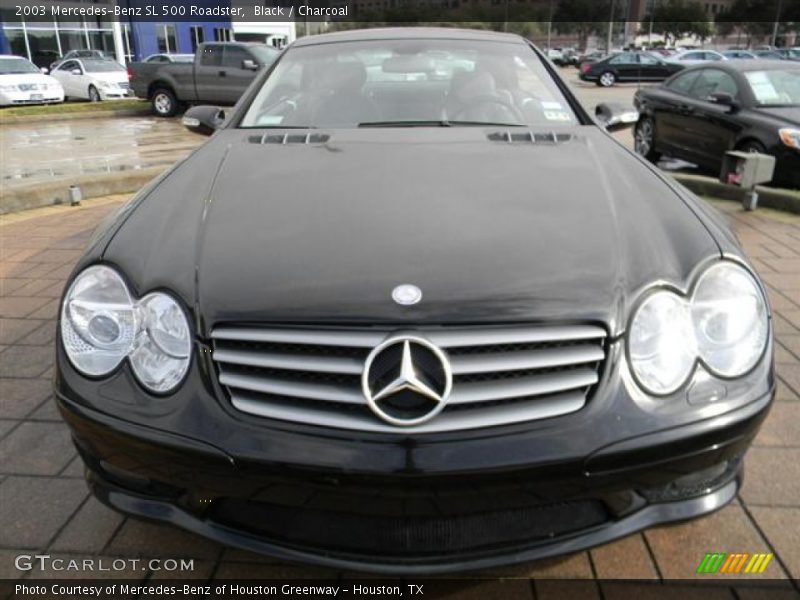 Black / Charcoal 2003 Mercedes-Benz SL 500 Roadster