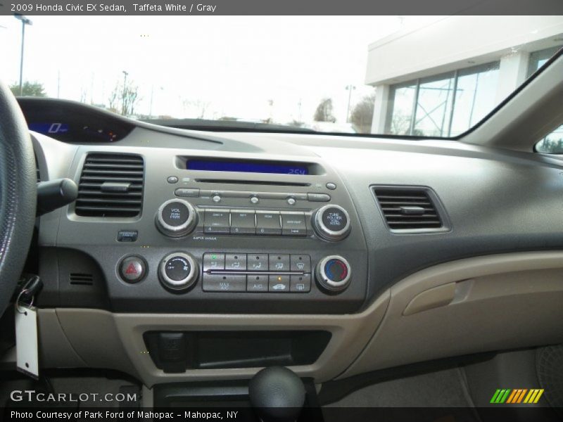 Taffeta White / Gray 2009 Honda Civic EX Sedan