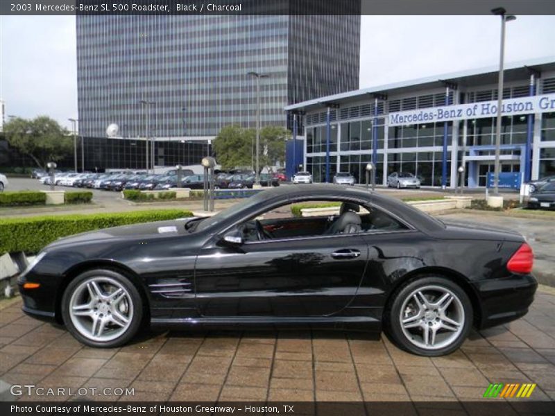 Black / Charcoal 2003 Mercedes-Benz SL 500 Roadster