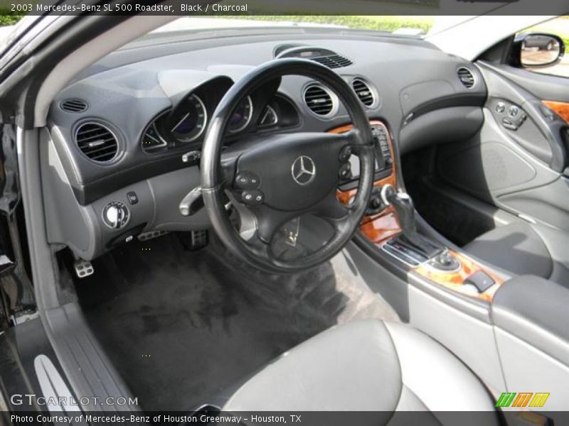 Black / Charcoal 2003 Mercedes-Benz SL 500 Roadster