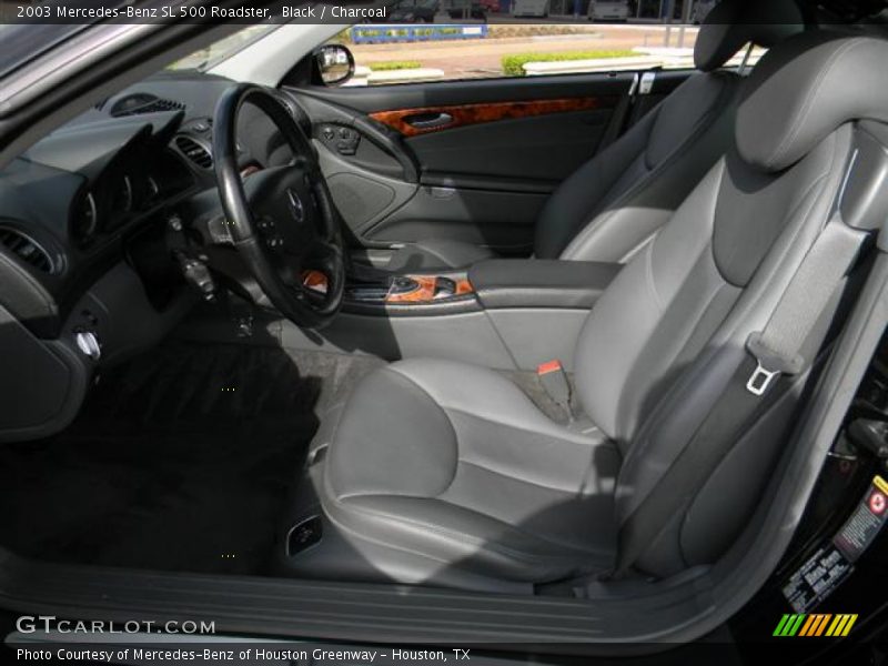 Black / Charcoal 2003 Mercedes-Benz SL 500 Roadster