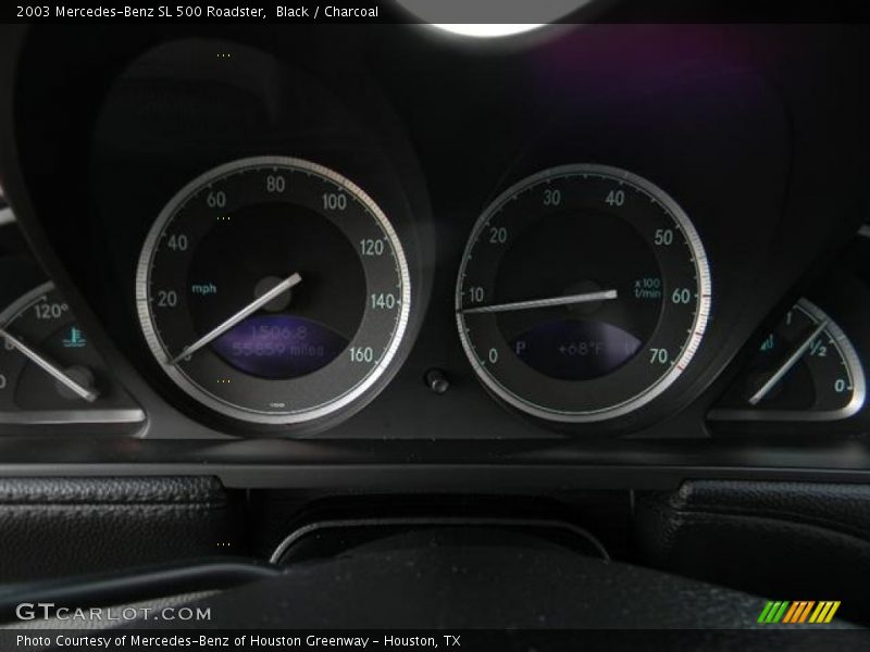 Black / Charcoal 2003 Mercedes-Benz SL 500 Roadster