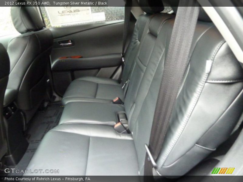 Tungsten Silver Metallic / Black 2012 Lexus RX 350 AWD