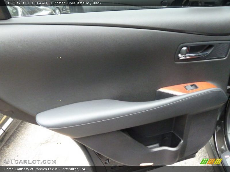 Tungsten Silver Metallic / Black 2012 Lexus RX 350 AWD
