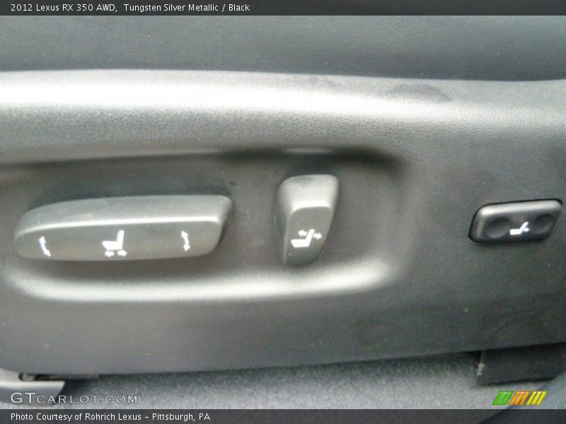 Tungsten Silver Metallic / Black 2012 Lexus RX 350 AWD