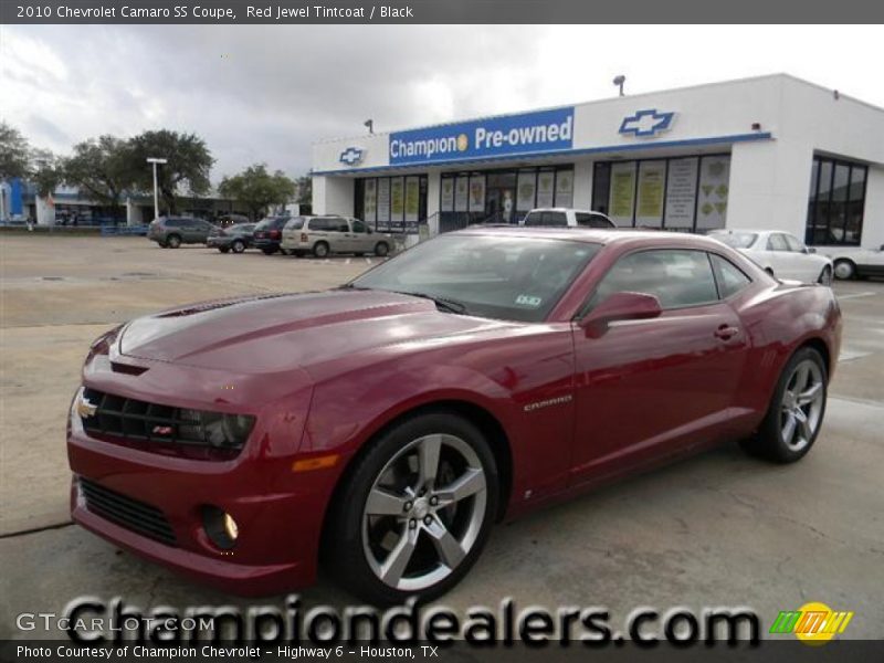 Red Jewel Tintcoat / Black 2010 Chevrolet Camaro SS Coupe