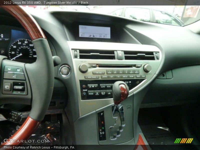 Tungsten Silver Metallic / Black 2012 Lexus RX 350 AWD