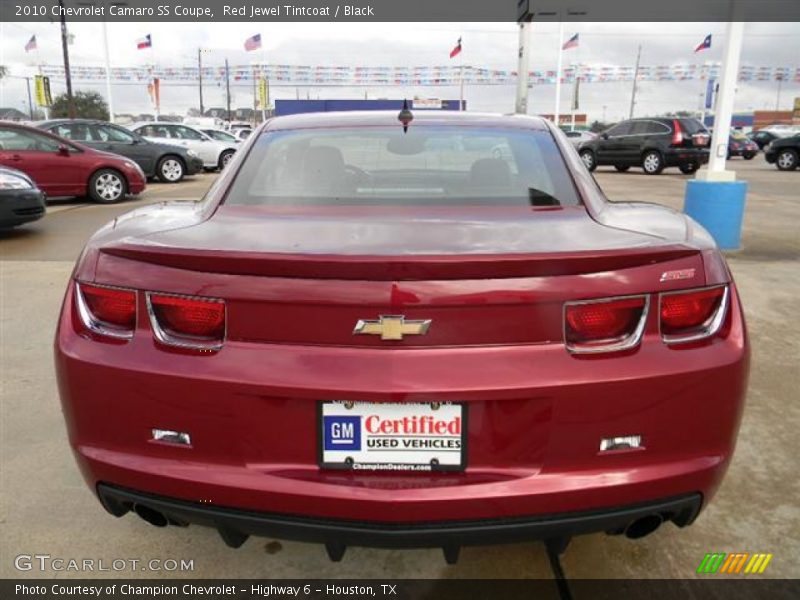 Red Jewel Tintcoat / Black 2010 Chevrolet Camaro SS Coupe