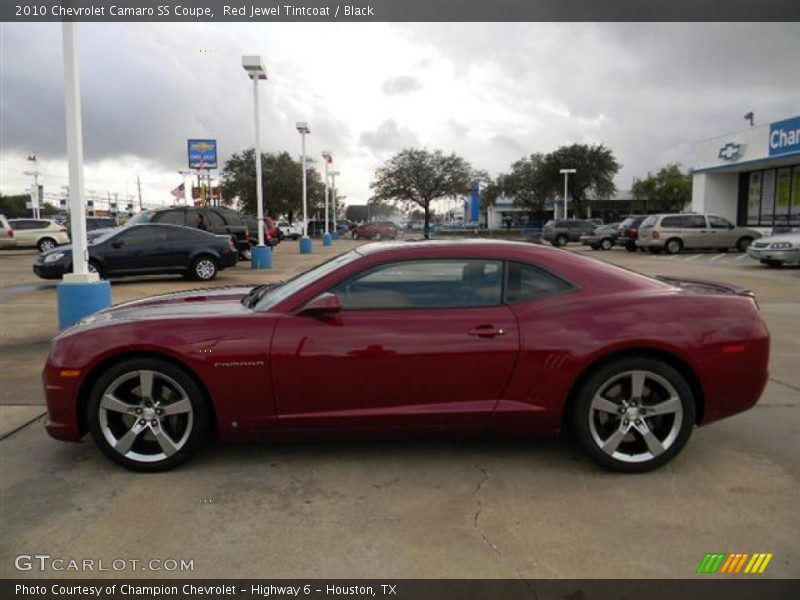 Red Jewel Tintcoat / Black 2010 Chevrolet Camaro SS Coupe