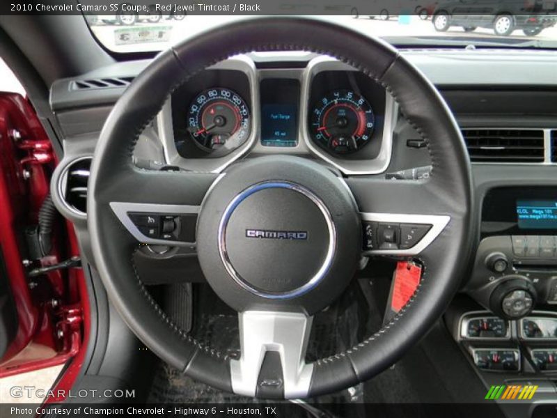 Red Jewel Tintcoat / Black 2010 Chevrolet Camaro SS Coupe