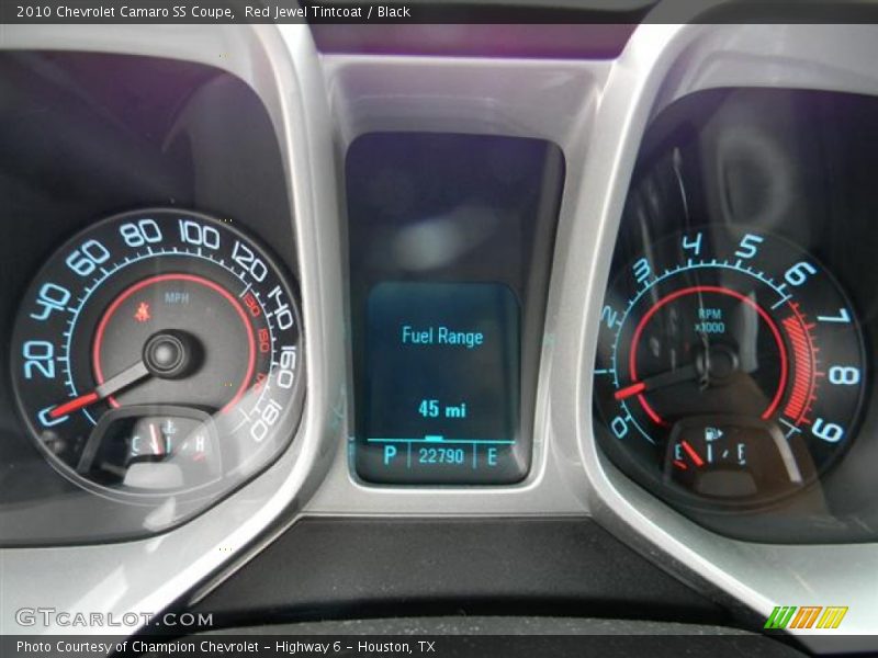 Red Jewel Tintcoat / Black 2010 Chevrolet Camaro SS Coupe