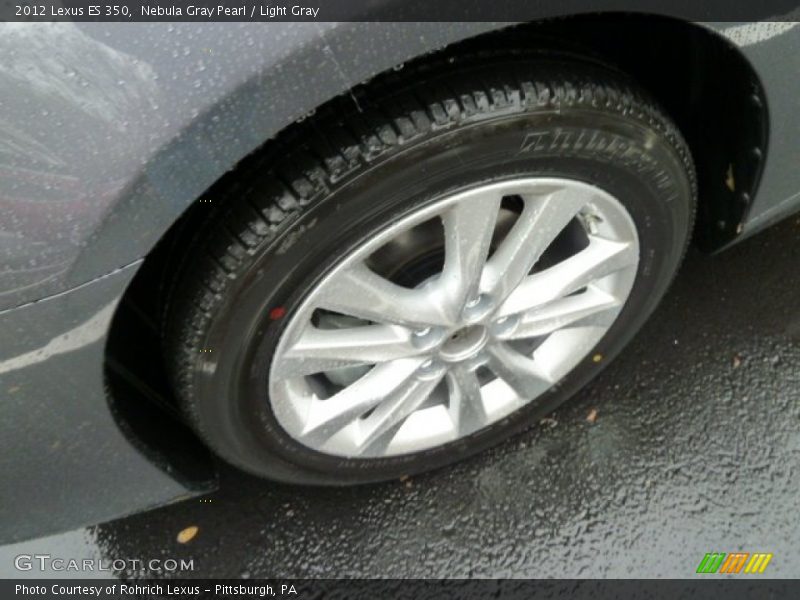 Nebula Gray Pearl / Light Gray 2012 Lexus ES 350